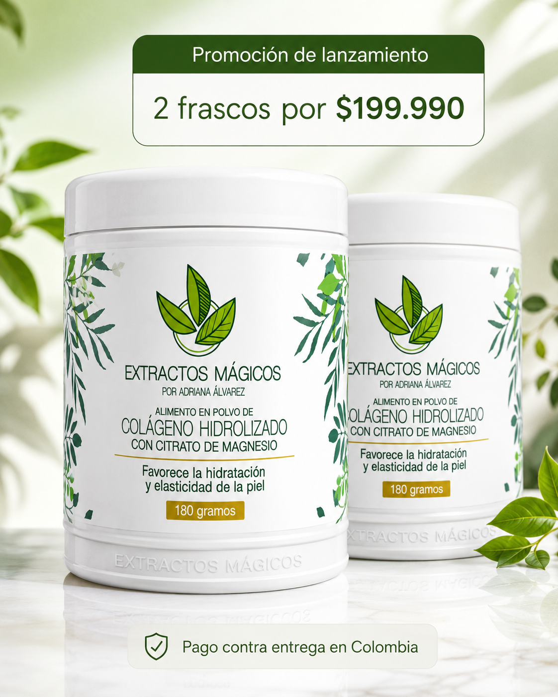 Colágeno Hidrolizado con Citrato de Magnesio x2
